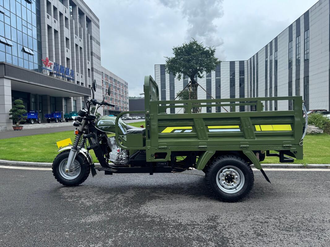 Gasoline 175cc Air-Cooled Dual-Headlight Cargo Tricycle Three Wheeler Inner-Floating Small Booster Rear Axle With 800kg Load Capacity And Economic Fuel Consumption