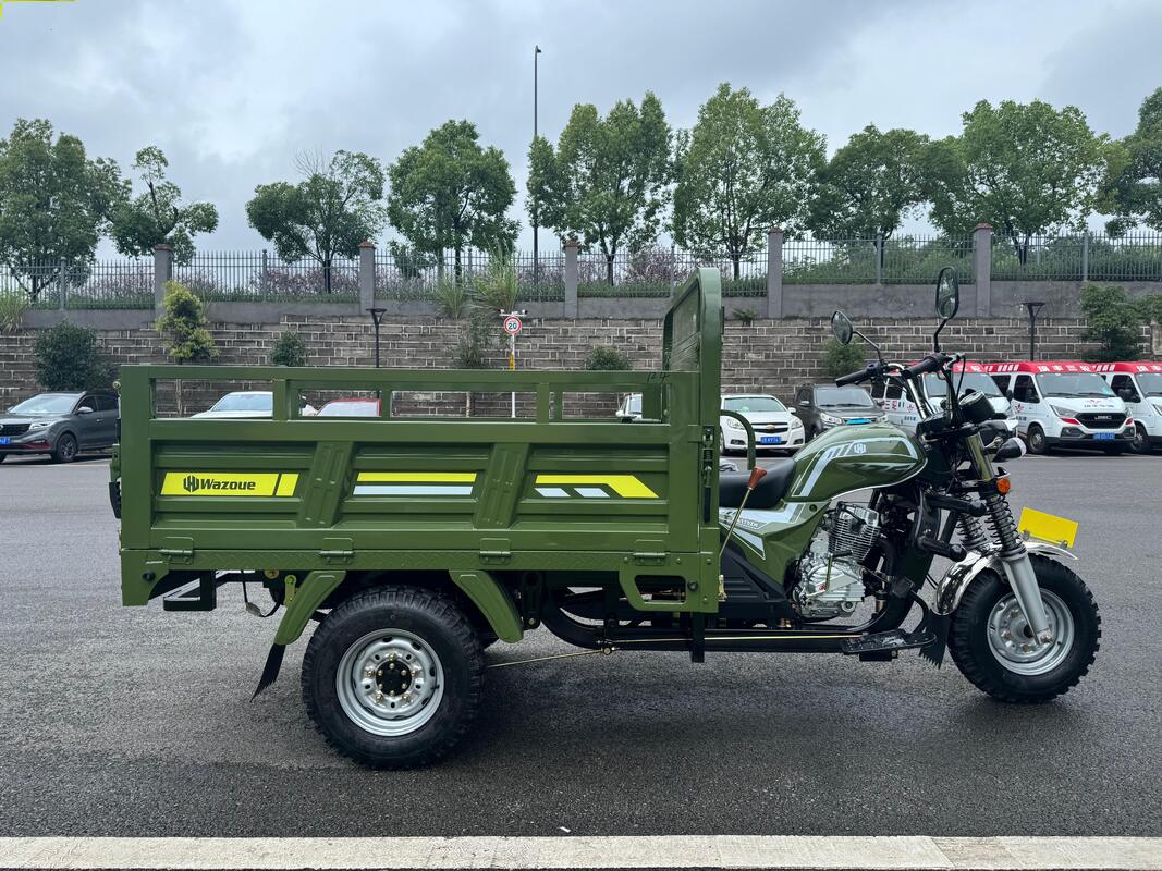 Gasoline 175cc Air-Cooled Dual-Headlight Cargo Tricycle Three Wheeler Inner-Floating Small Booster Rear Axle With 800kg Load Capacity And Economic Fuel Consumption