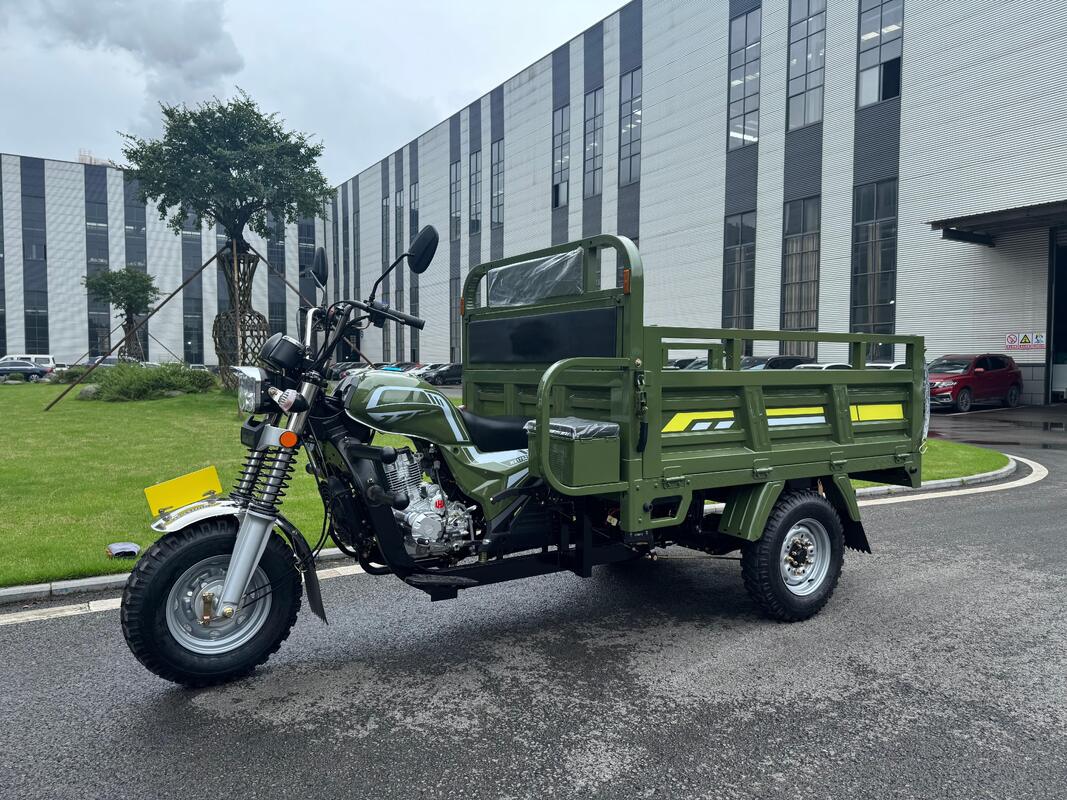 Gasoline 175cc Air-Cooled Dual-Headlight Cargo Tricycle Three Wheeler Inner-Floating Small Booster Rear Axle With 800kg Load Capacity And Economic Fuel Consumption