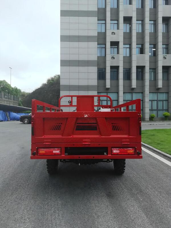 Gasoline 150cc Air-Cooled Cargo Tricycle, WY Classic Style with Canopy & Hard Top, 1.6m Cargo Box, Inner-Floating Rear Axle, 800kg Load Capacity