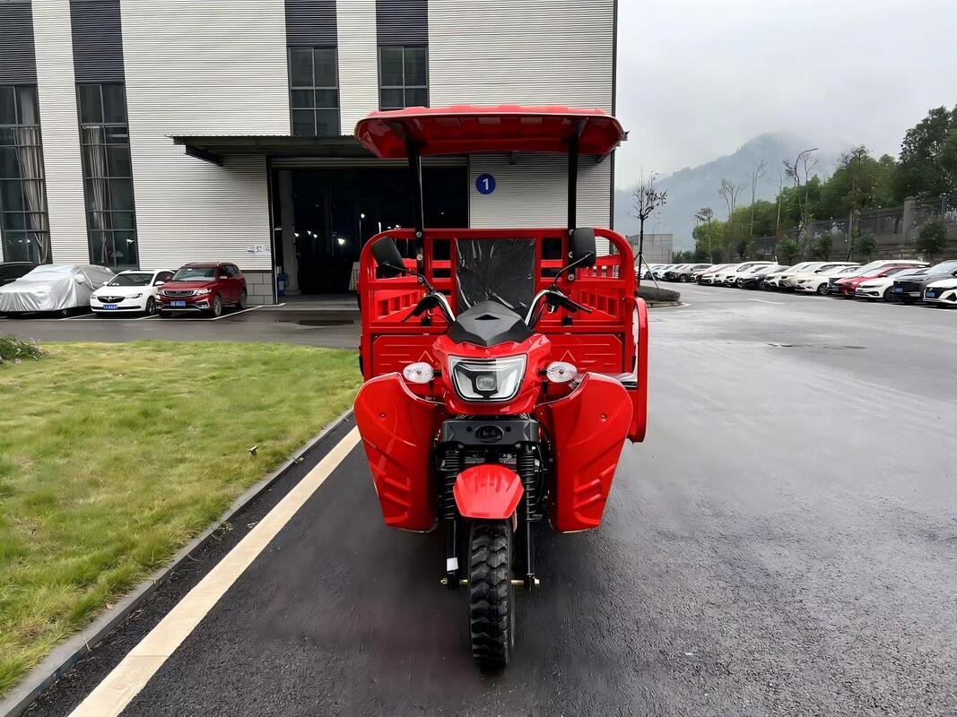 Gasoline 200cc Water-Cooled Cargo Tricycle, L9 Model, 2.2m Heavy-Duty Cargo Box, Full-Floating Booster Rear Axle, 800kg Load Capacity
