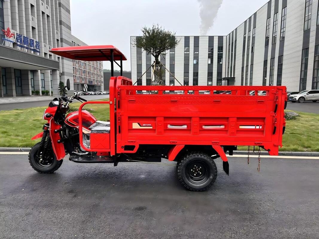 Gasoline 200cc Water-Cooled Cargo Tricycle, L9 Model, 2.2m Heavy-Duty Cargo Box, Full-Floating Booster Rear Axle, 800kg Load Capacity