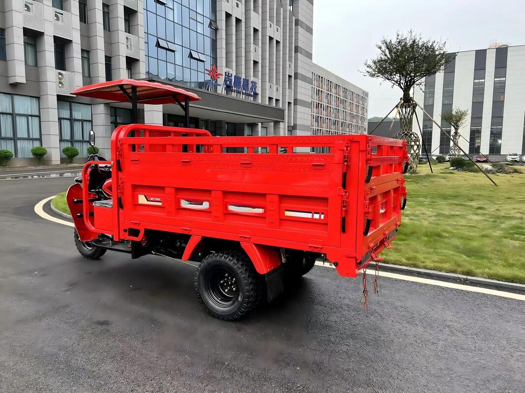 Gasoline 200cc Water-Cooled Cargo Tricycle, L9 Model, 2.2m Heavy-Duty Cargo Box, Full-Floating Booster Rear Axle, 800kg Load Capacity